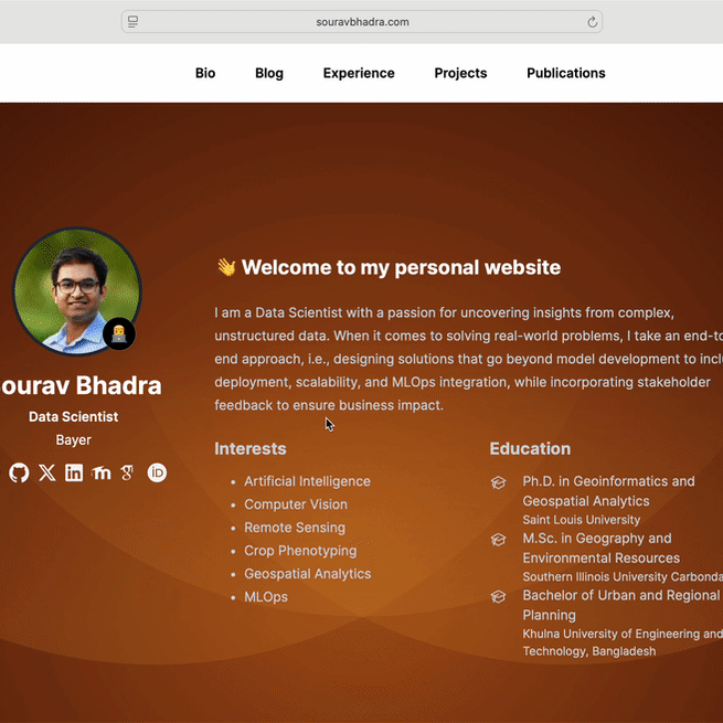 Create powerful portfolio websites using Hugoblox